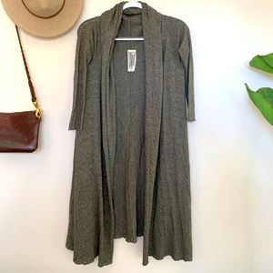 Free People duster cardigan
